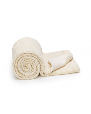 T-TOMI Pletená deka WARM Cream
