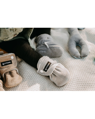 T-TOMI Capáčky Grey (6-9 měsíců) WARM