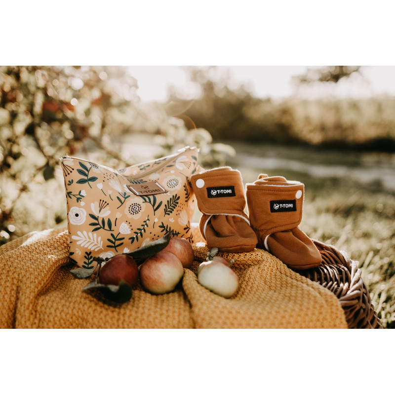 T-TOMI Small Baggie Mustard flowers