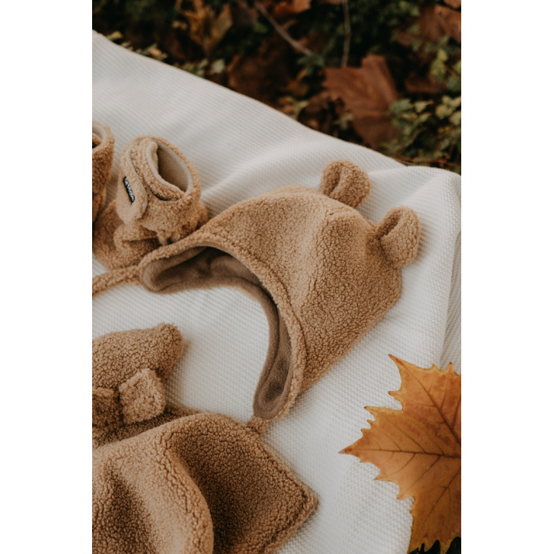 T-TOMI Cap TEDDY Brown (6-9 měsíců)