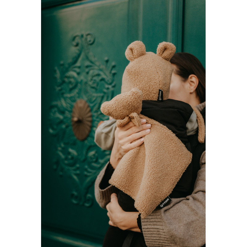 T-TOMI Cap TEDDY Brown (0-3 měsíce)