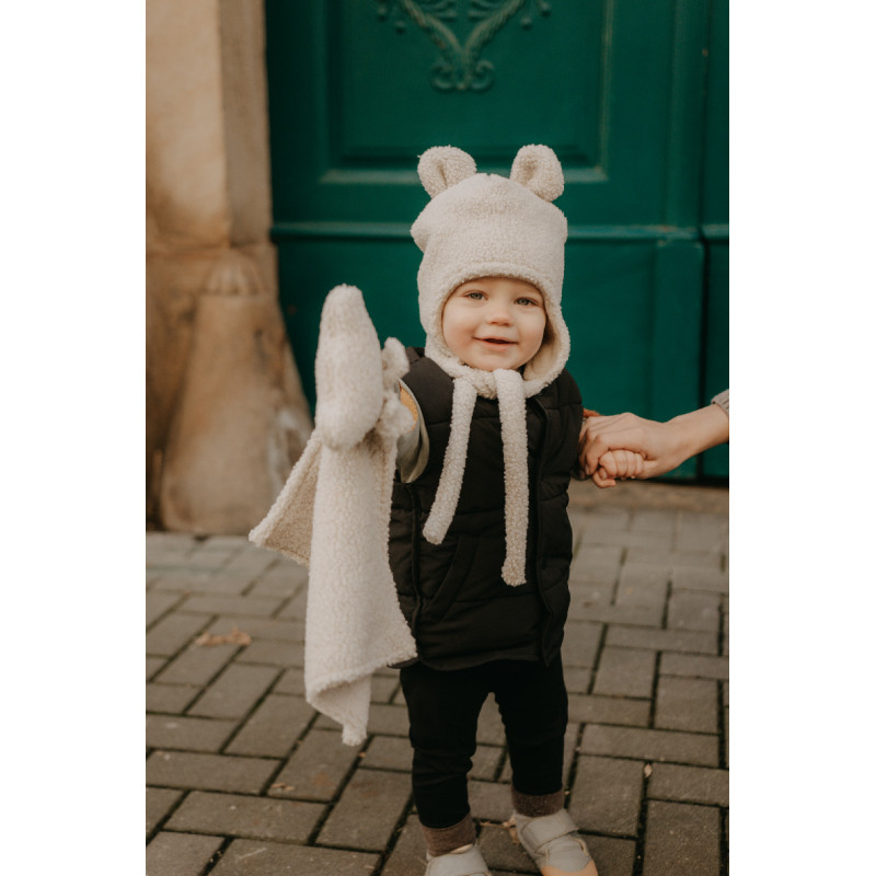 T-TOMI Cap TEDDY Cream (3-6 měsíců)