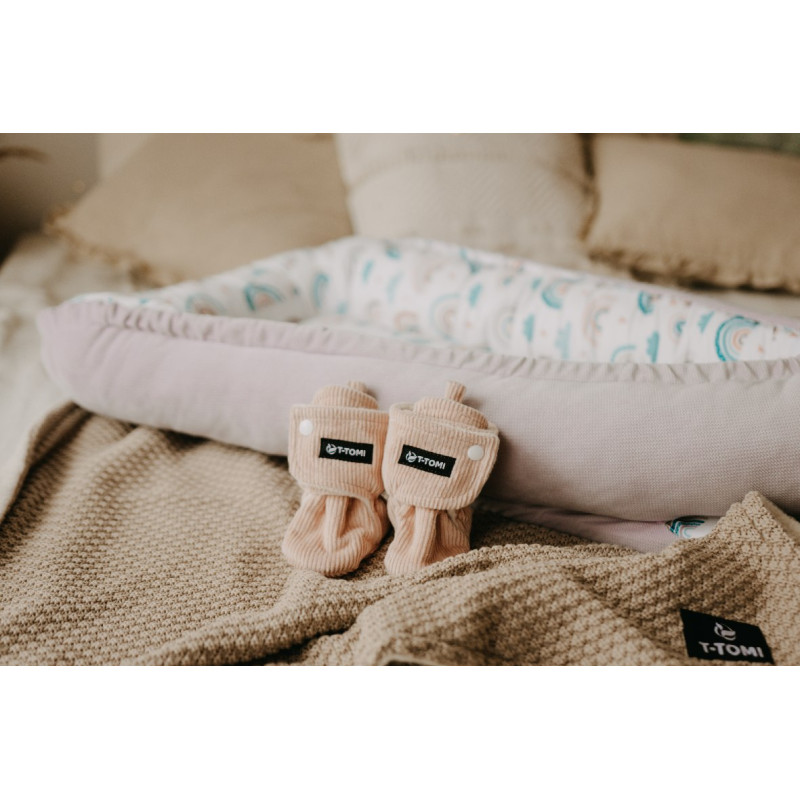 T-TOMI Capáčky Pink (3-6 měsíců) WARM