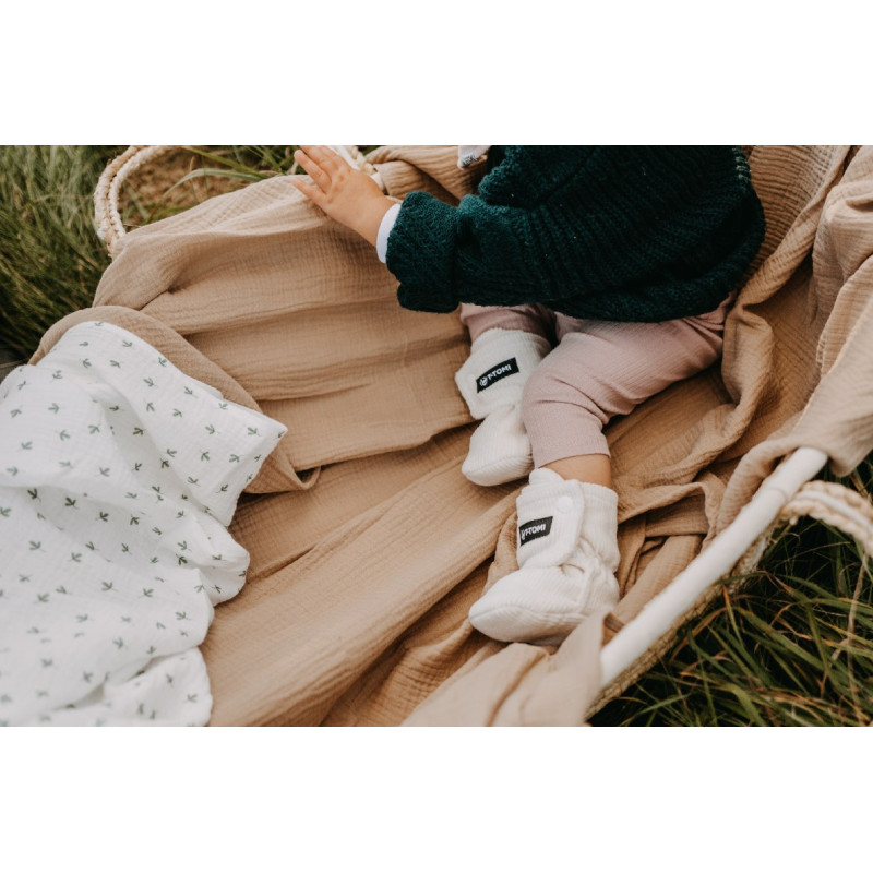 T-TOMI Capáčky Cream (3-6 měsíců) WARM