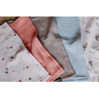 T-TOMI BIO Mušelínová plena pod hlavičku Blue