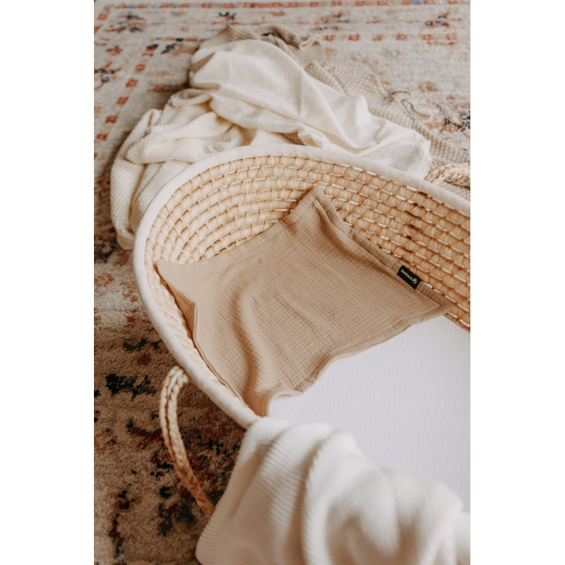 T-TOMI BIO Mušelínová plena pod hlavičku Blue