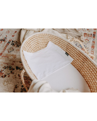 T-TOMI BIO Mušelínová plena pod hlavičku White