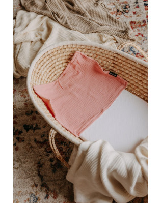 T-TOMI BIO Mušelínová plena pod hlavičku Pink