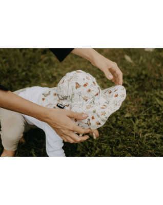 T-TOMI BIO Mušelínový klobouček Meadow (1-2 roky)