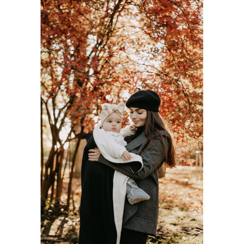 T-TOMI Pletená deka WARM Petrol blue