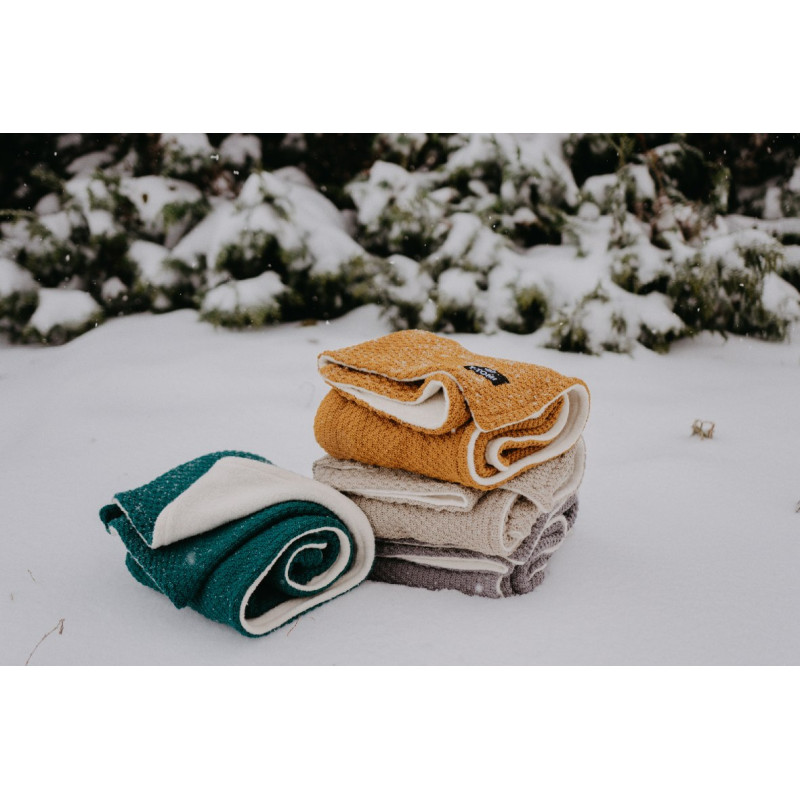 T-TOMI Pletená deka WARM Smaragd