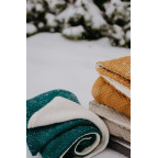 T-TOMI Pletená deka WARM Smaragd