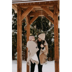 T-TOMI Pletená deka WARM Sand