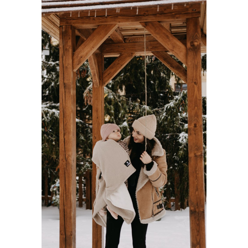 T-TOMI Pletená deka WARM Sand