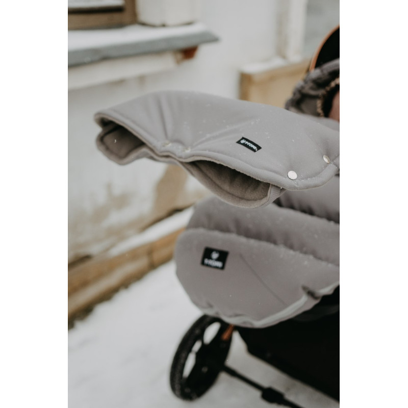 T-TOMI Rukávník Grey flowers