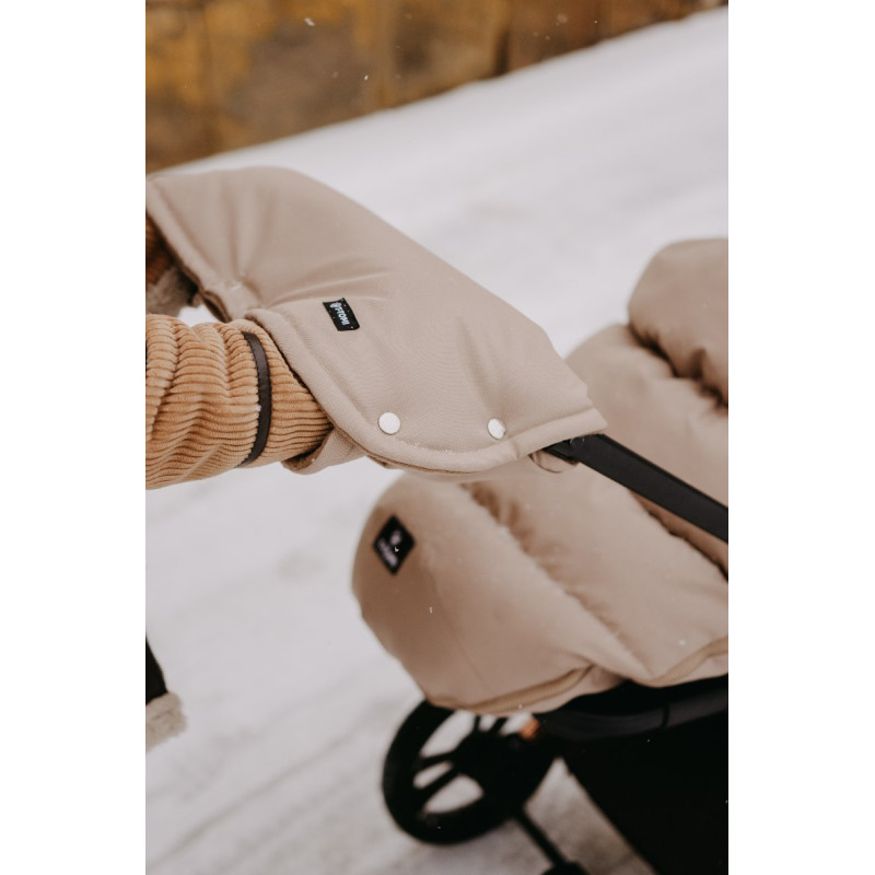 T-TOMI Rukávník Grey flowers