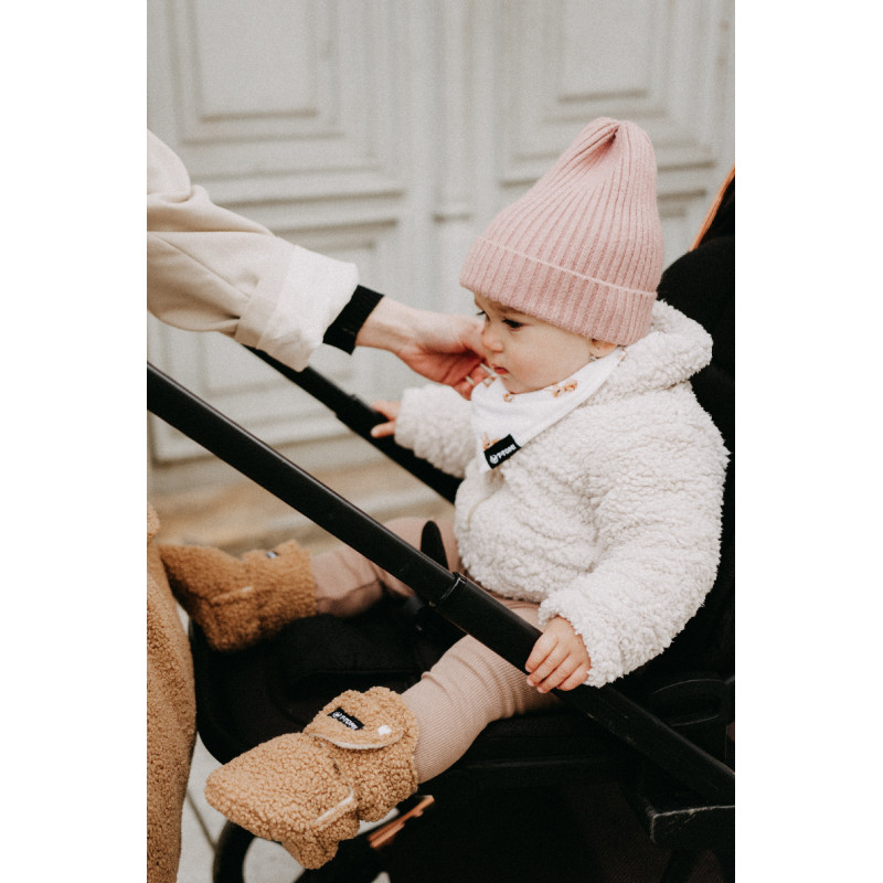 T-TOMI Capáčky TEDDY Brown (3-6 měsíců) WARM