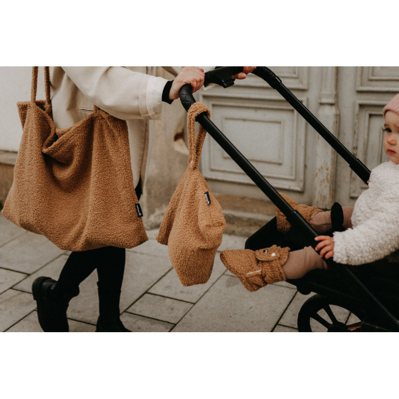 T-TOMI Capáčky TEDDY Grey (6-9 měsíců) WARM