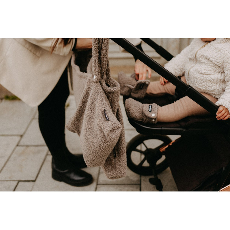 T-TOMI Capáčky TEDDY Grey (6-9 měsíců) WARM