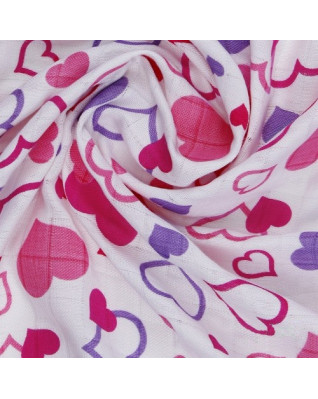 T-TOMI BIO Bambusová osuška Hearts 