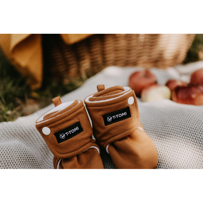 T-TOMI Capáčky Cognac (6-9 měsíců)