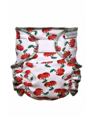 T-TOMI Kalhotková plena - přebalovací set suchý zip Cherries  