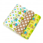 T-TOMI Látkové pleny Green elephants 