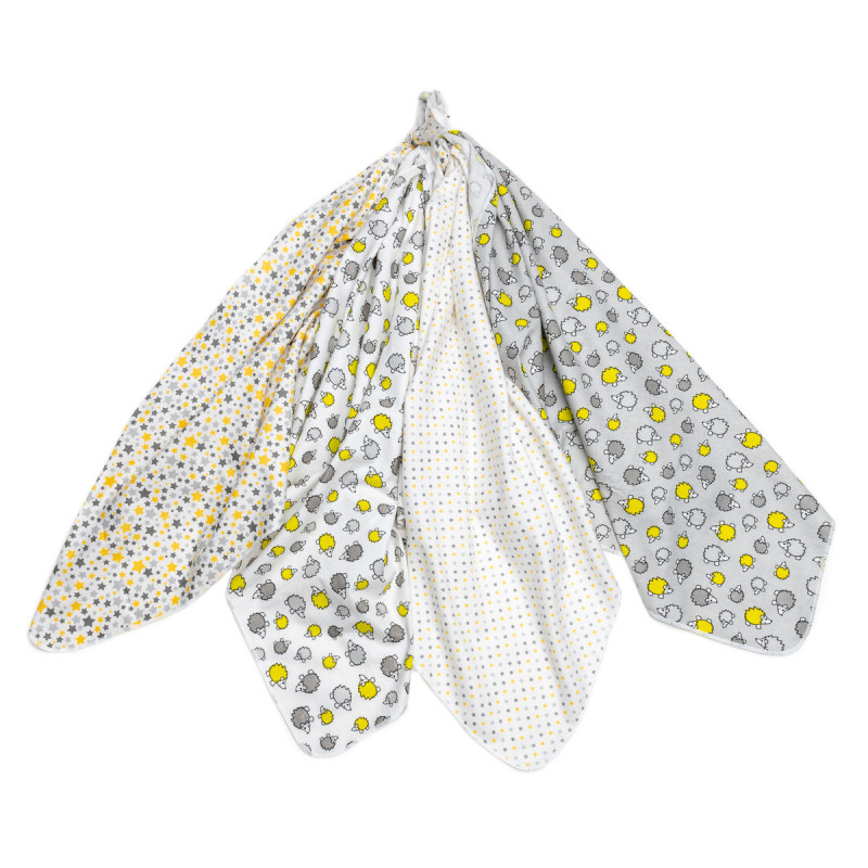 T-TOMI Látkové pleny Grey hedgehogs 