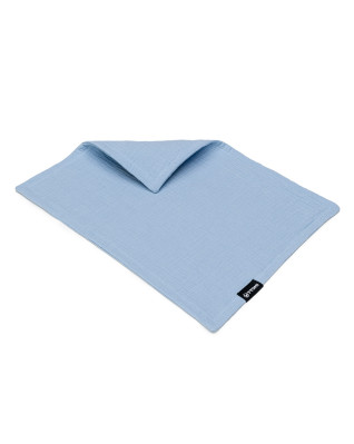 T-TOMI BIO Mušelínová plena pod hlavičku Blue