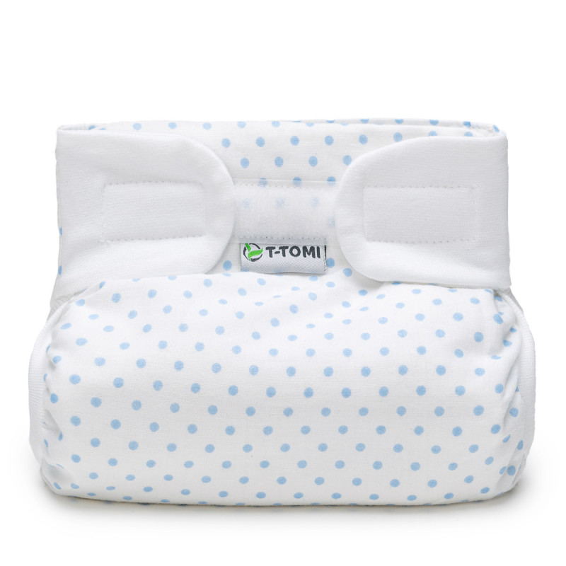 T-TOMI Ortopedické abdukční kalhotky - suchý zip Blue dots (5-9kg)