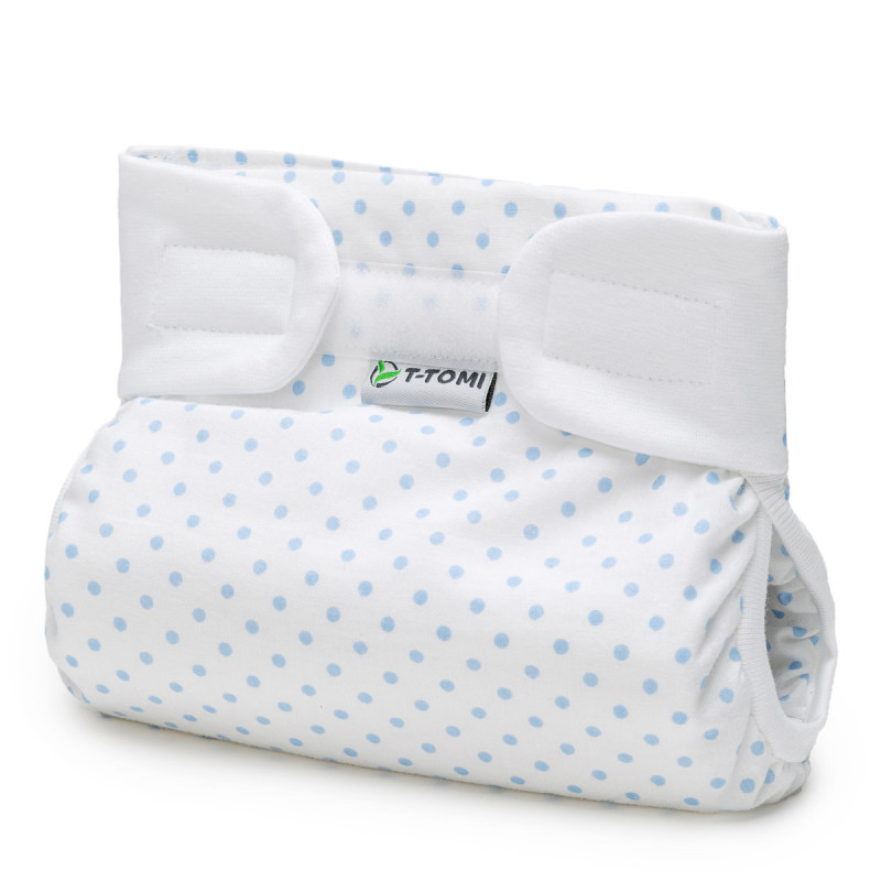 T-TOMI Ortopedické abdukční kalhotky - suchý zip Blue dots (5-9kg)