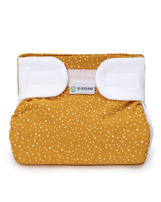 T-TOMI Ortopedické abdukční kalhotky - suchý zip Mustard (5-9kg)