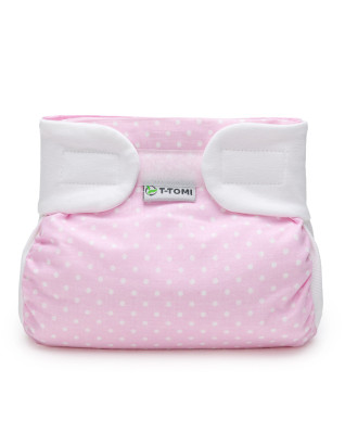 T-TOMI Ortopedické abdukční kalhotky PLUS - suchý zip Pink dots (5-9kg)