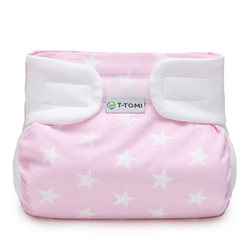 T-TOMI Ortopedické abdukční kalhotky - suchý zip Pink stars (5-9kg)