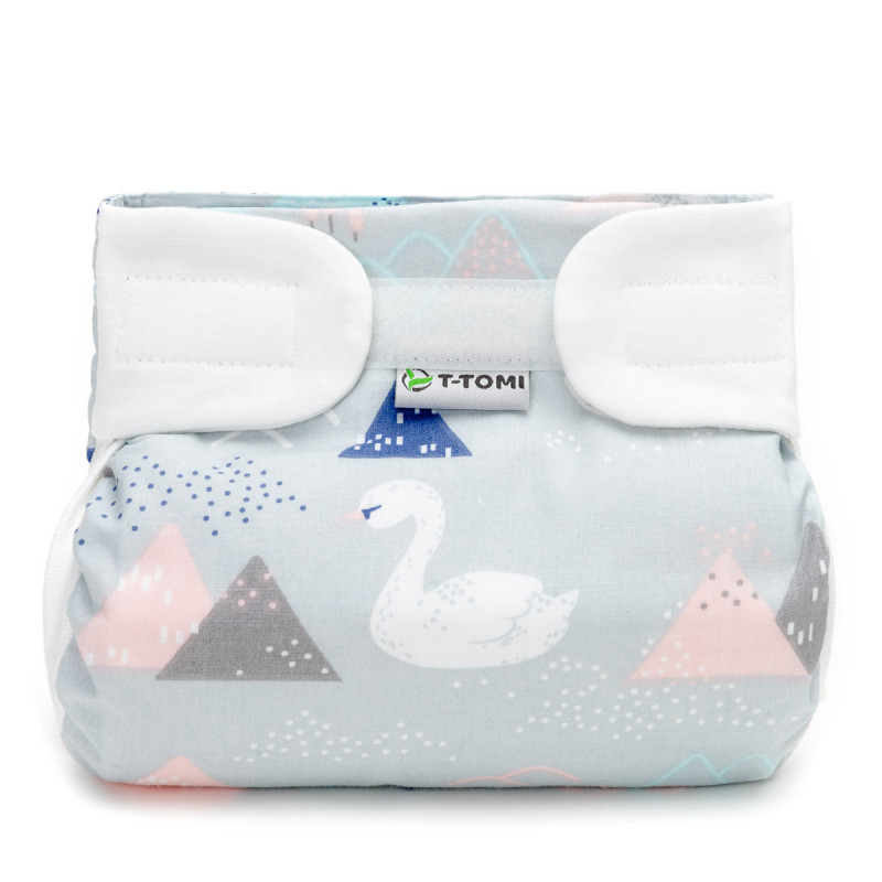 T-TOMI Ortopedické abdukční kalhotky PLUS - suchý zip Swan (5-9kg)