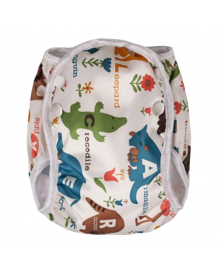 T-TOMI Plenkové plavky White safari, vel. S, M a L