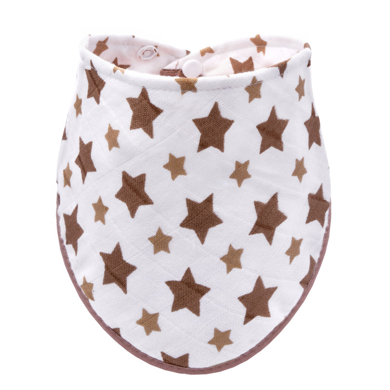 T-TOMI BIO Bambusový slintáček Beige stars