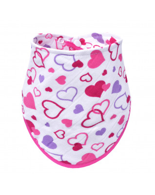 T-TOMI BIO Bambusový slintáček Hearts