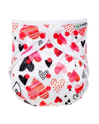 T-TOMI Svrchní kalhotky Hearts